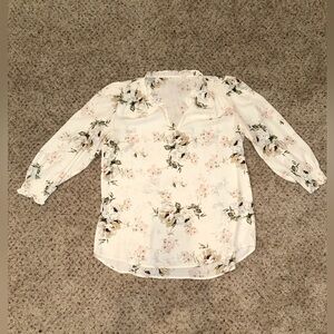 Floral long sleeve Carolina Belle blouse